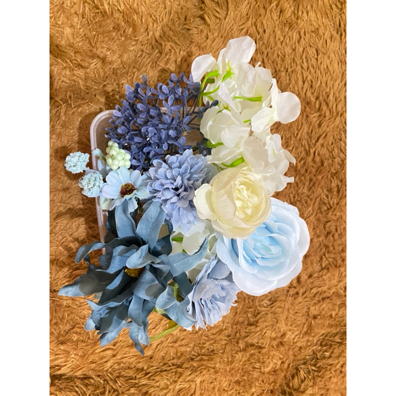 Hiasan bunga Hantaran lamaran pernikahan bunga artificial