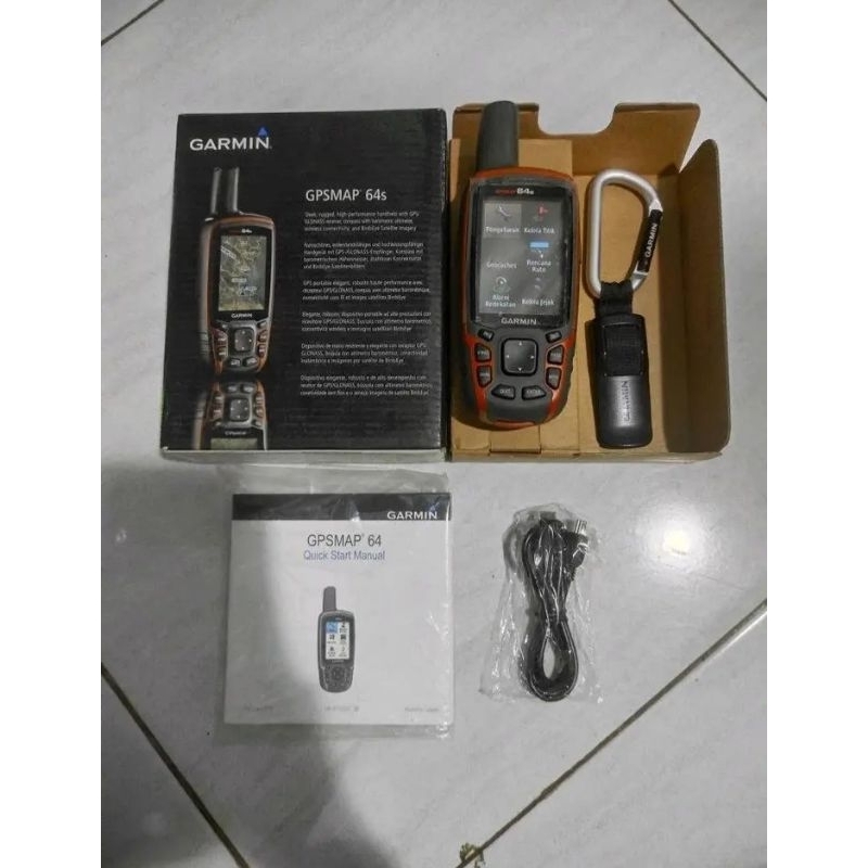 Garmin Gps 64s Bekas Lengkap/Gps Garmin 64s Second