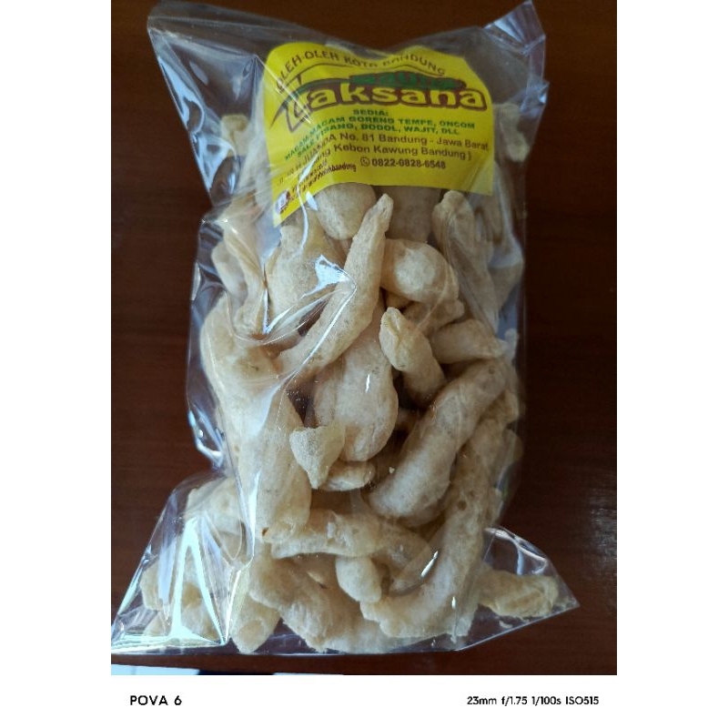 

krpik batagor goreng (batsu) netto 250gr setelah d kemas 300 gr