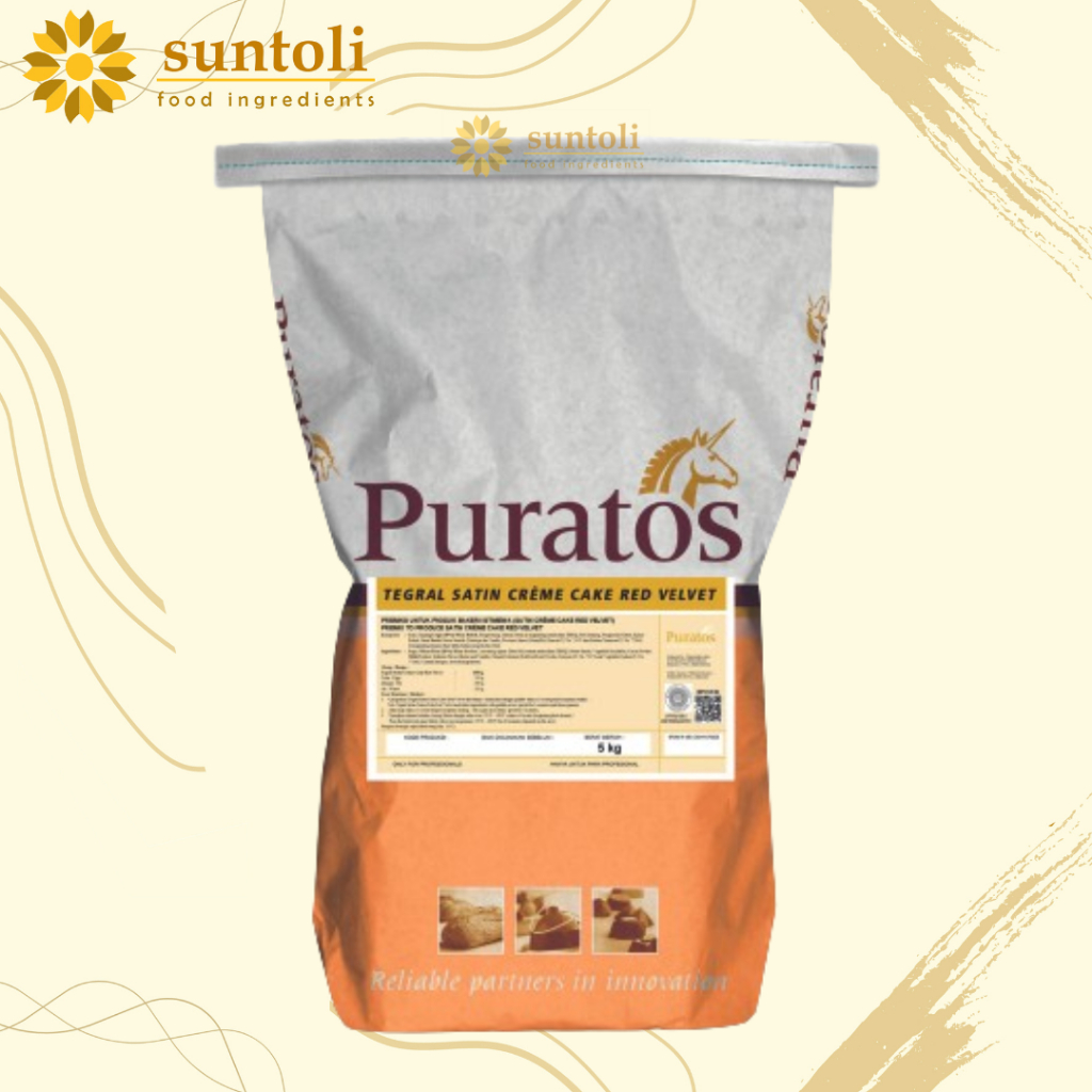 

PURATOS TEGRAL SATIN CREME CAKE RED VELVET - Complete Mix Untuk Membuat Red Velvet Cake - 5 Kg