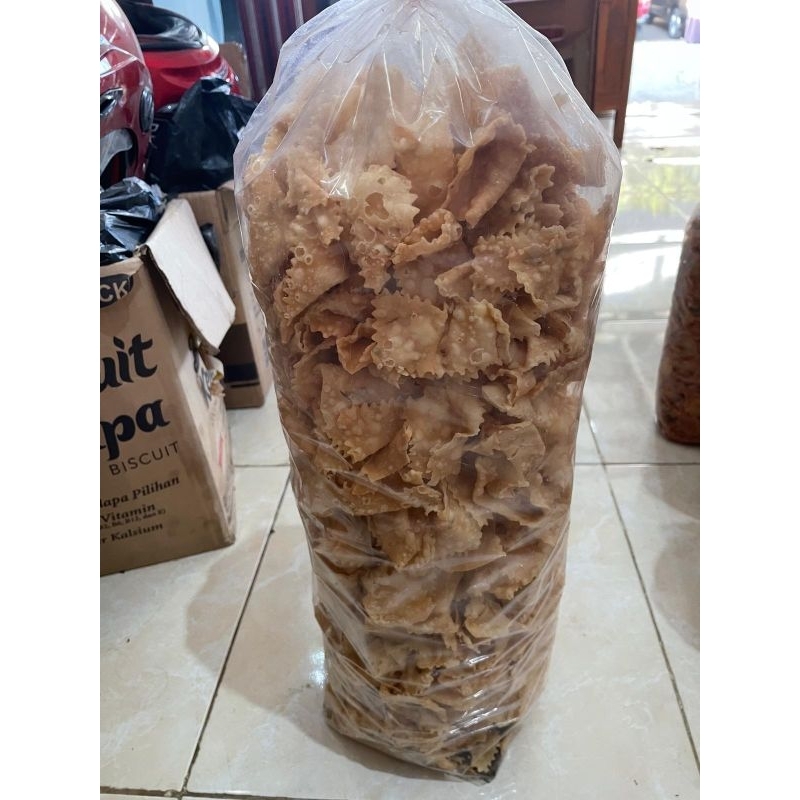 keripik pangsit Bawang 1 kg