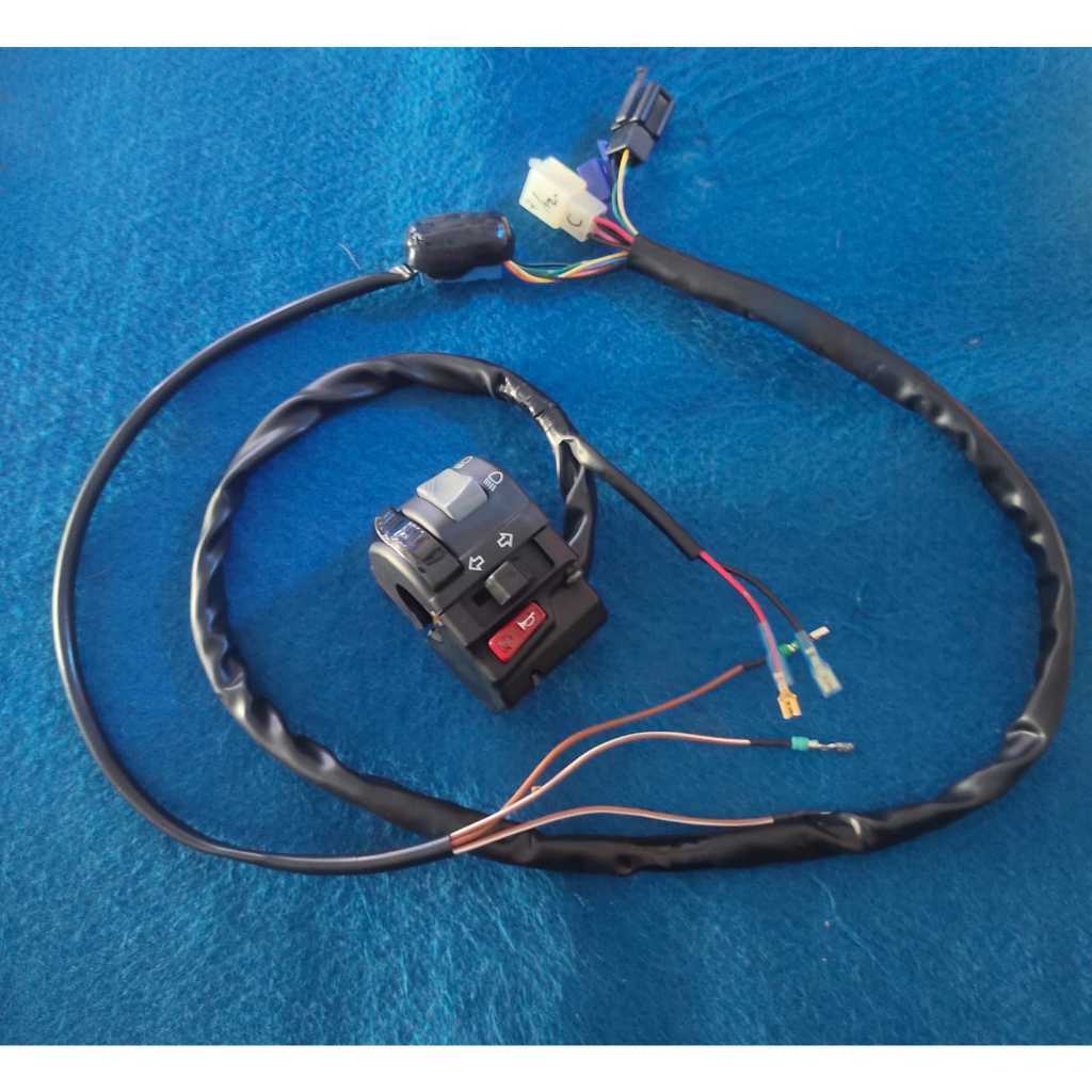 Saklar/holder kiri Vixion old ori MINDA (ORIGINAL) yg sudah dimodif PNP untuk new cb 150r led