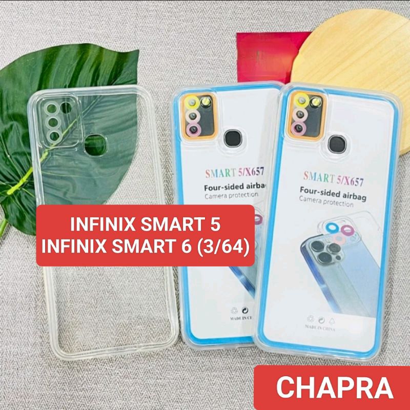 Softcase silikon bening terbaru TIPE HP INFINIX SMART 5 / INFINIX SMART 6 (3/64) CLEAR BAG SPACE TPU