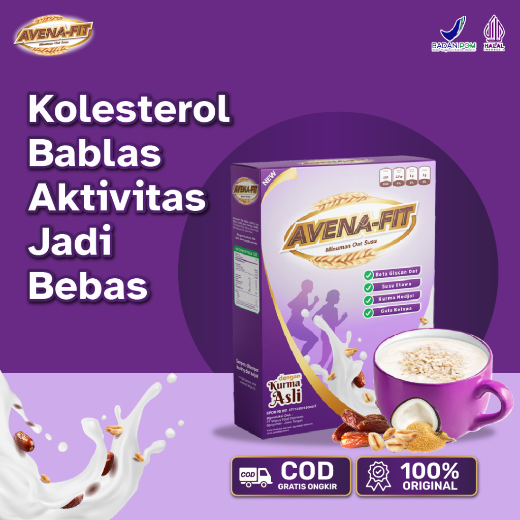 

Avena-Fit - Solusi Nutrisi Protein Tinggi yang Efektif Menurunkan Kolesterol dan Menyehatkan Jantung Anda