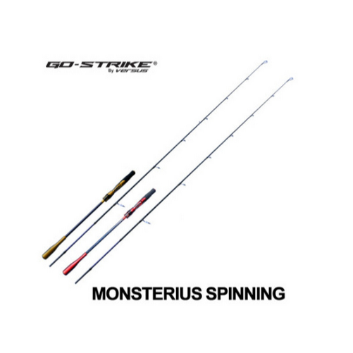 Alat Pancing Kuat Joran Versus Gostrike Monsterius 602C/OH PE 2-4 Solid Carbon - Spinning - Overhead