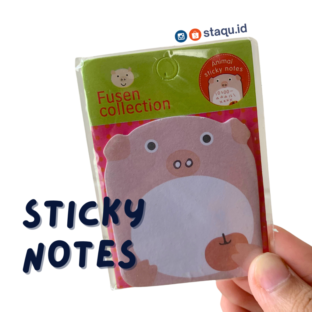 

staqu.id STICKY NOTES HEWAN LUCU