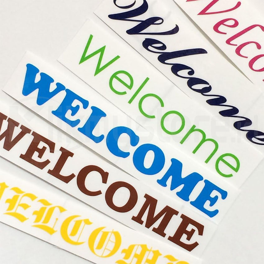

Cutting Sticker Nama Merk Logo Label Custom Desain Tulisan Stiker Font Promosi Advertising