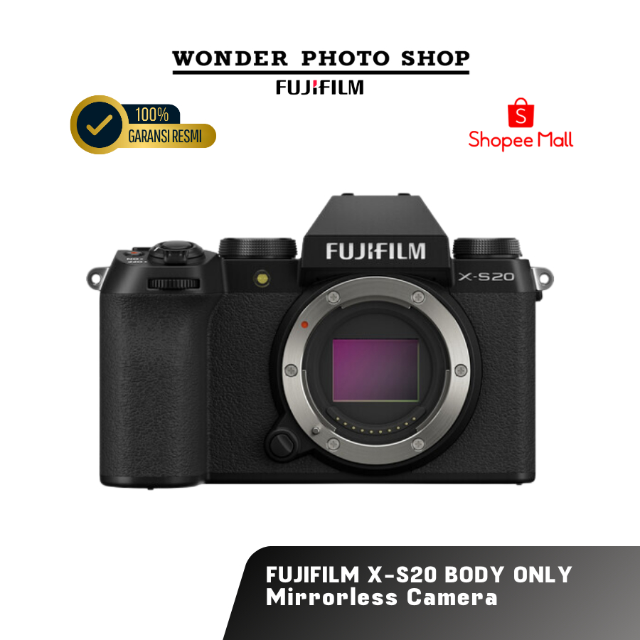 Fujifilm XS20 Fujifilm X-S20 Kamera Mirrorless Garansi Resmi