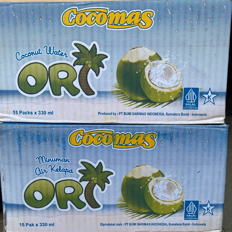 

[NEW] COCOMAS COCONUT WATER AIR KELAPA BARU MURAH 1 15 PACKS PER BOX @ 330ML
