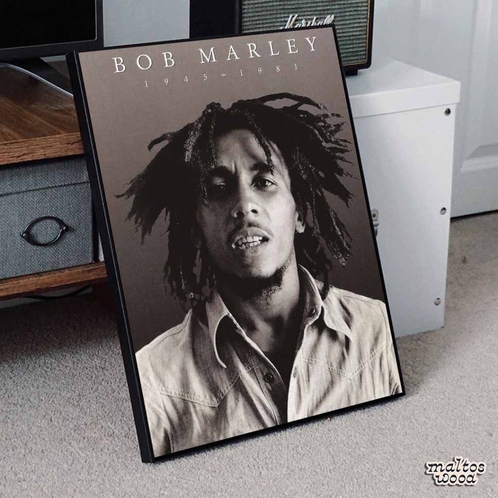 Poster Bob Marley + Frame