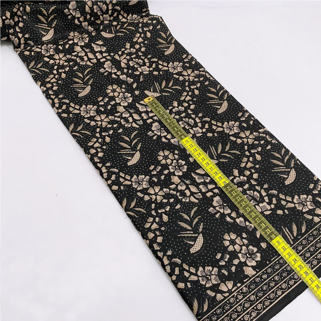 Kain Batik Elegan Motif Bunga Bahan Katun Prima Halus Bakal Seragam Dasar Batik pekalongan