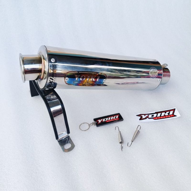 KnalpotDbs original YOIKi exhaust slencer only.satria FU/ Vixion/ CB150R/CBR/R15