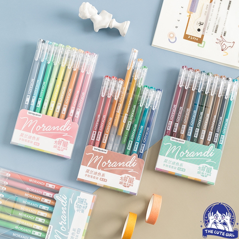 

Morandi Real Colors Gel Pen Set 9pcs Bolpen - Stazionario