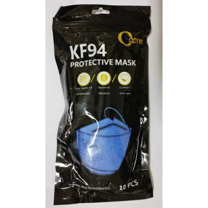 MASKER C CARE KF94 BIRU ISI 10