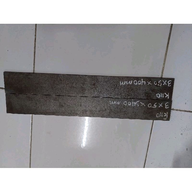 PLAT  BAJA BOHLER K110 D2 Bahan Golok Pisau 3 x 50 x 400mm BAJA K110 Tebal 3mm