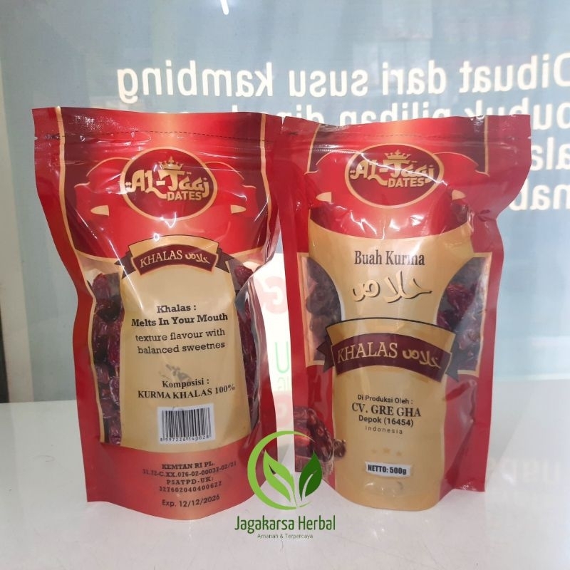 

Kurma Khalas Golden Dates 500 gram | Kurma Golden Dates Khalas Kemasan Baru isi 500 gram