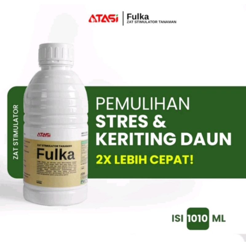 Fulka Zat Stimulator Tanaman Pupuk Anti Stres Obat Kriting Daun Nutrisi Pembesar Umbi Pelebat Buah O