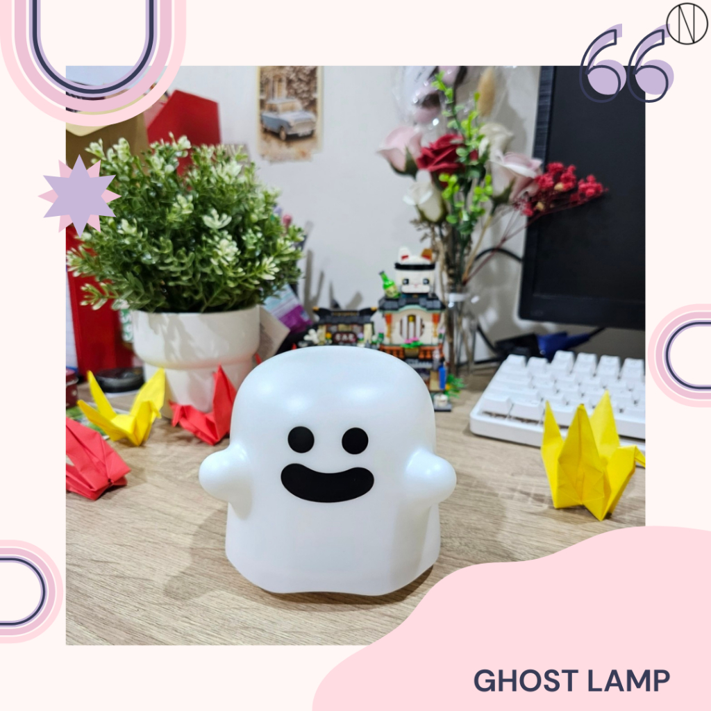 CUTE GHOST LAMP / LAMPU GHOST
