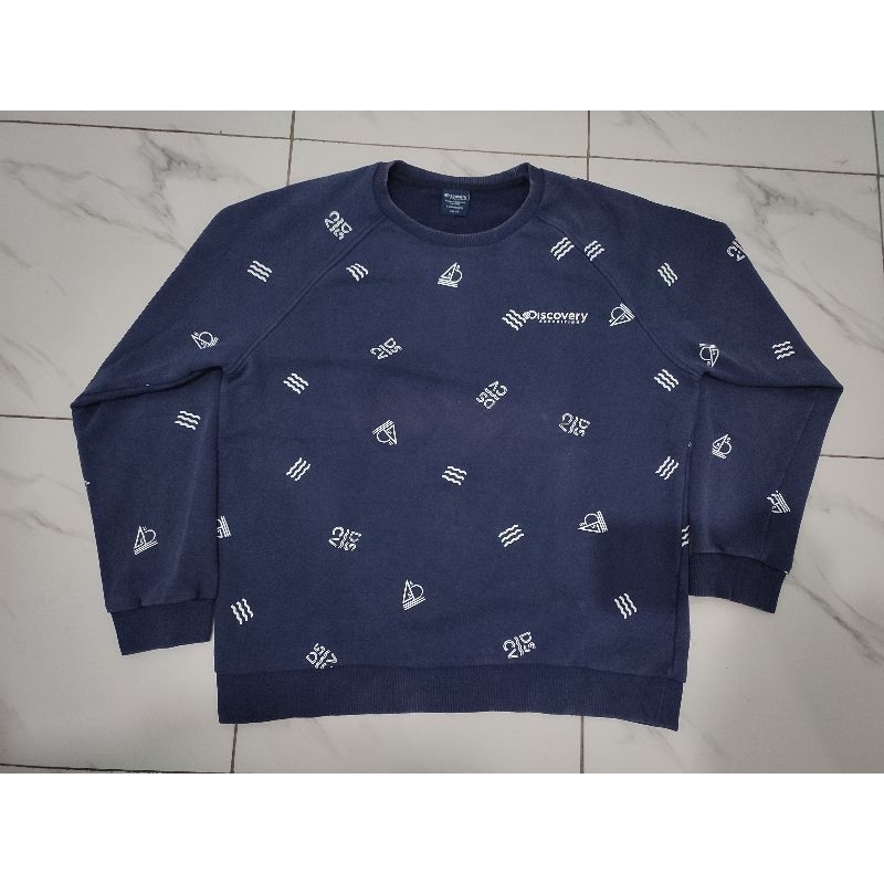 Crewneck Discovery Biru & AbU di gabung