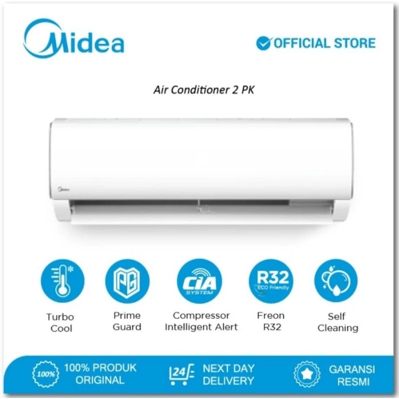 AC MIDEA 2 PK STANDARD - R32 SERIES MSAF-18CRN2 AC MIDEA 2PK MSIAF-18CRN