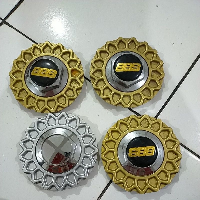 Wheel dop Wildop center cap tutup BBS 15 cm GOLD SILVER R15 ring 15 (satu pcs)