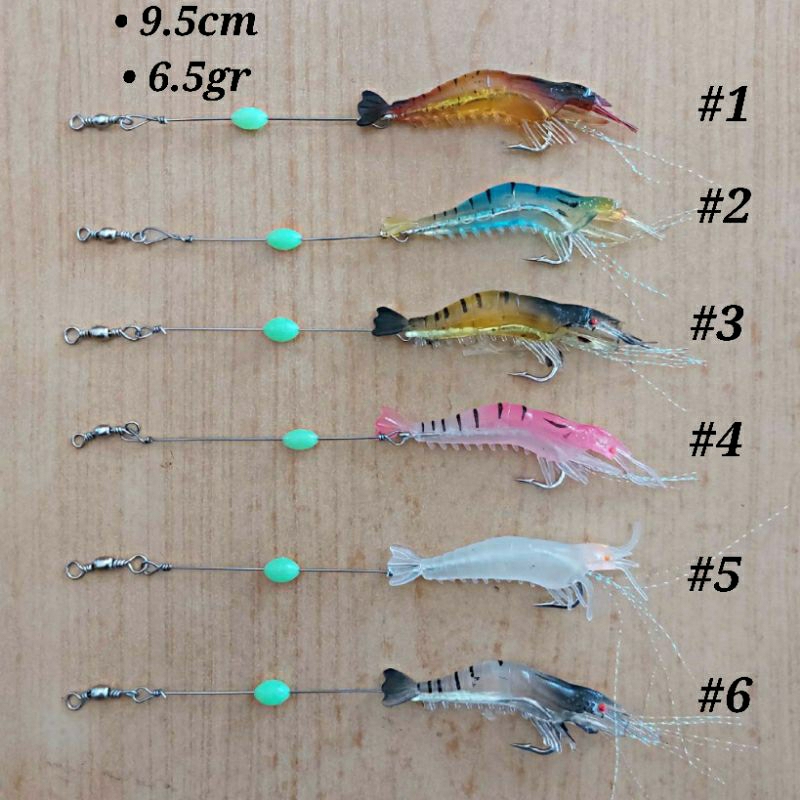 Soft Lure Udang / Umpan Karet Bentuk Udang / Umpan Mainan / Umpan Pancing