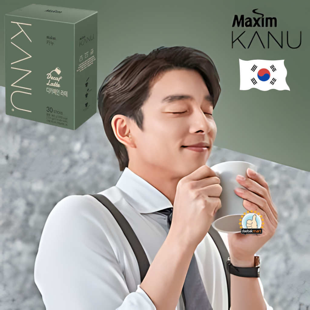 Maxim Kanu Decaf Latte Coffee (1Box30Sticks)