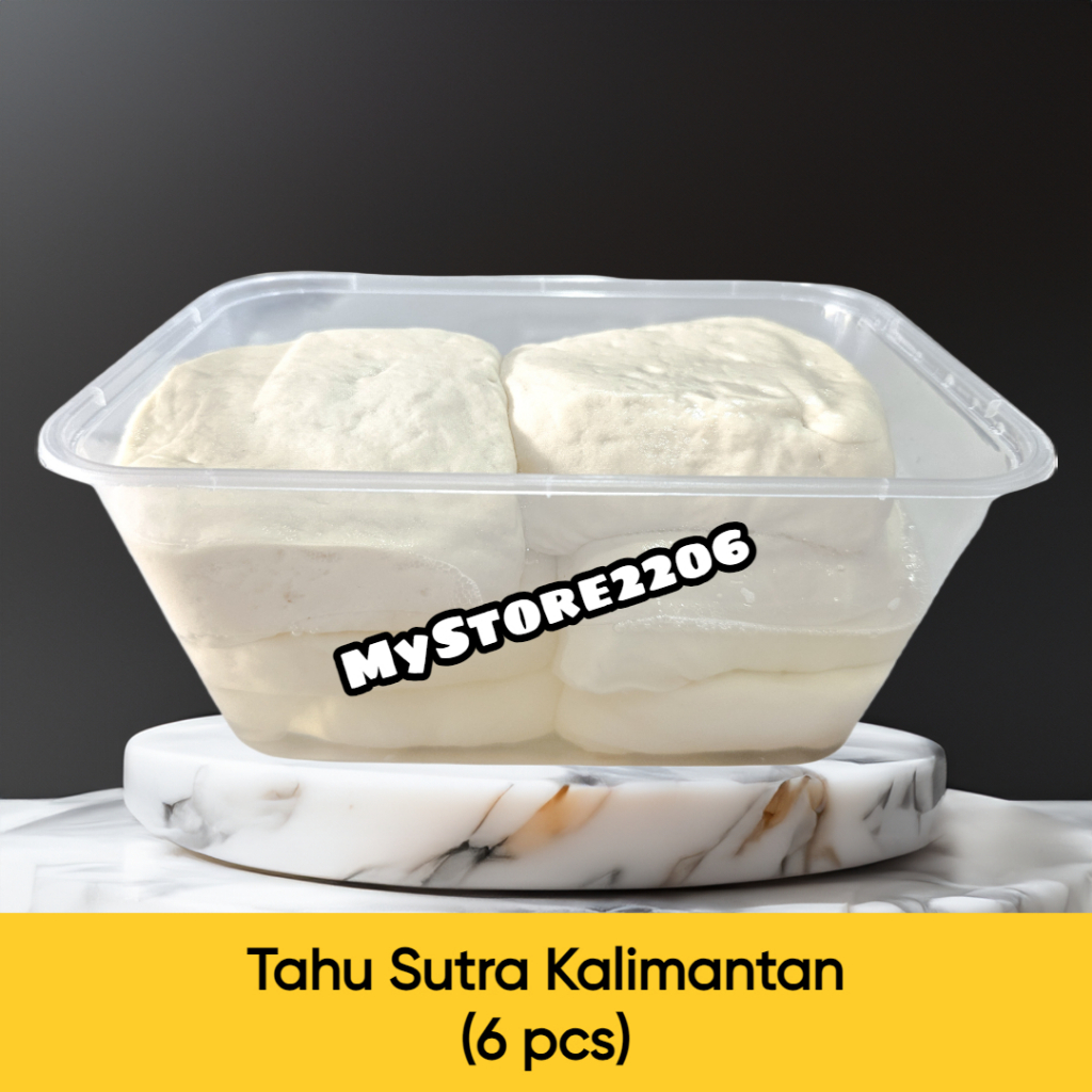 

Tahu Sutra kualitas Premium Kalimantan 1 kotak isi 6 pcs
