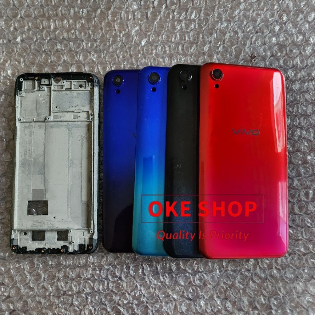 Backdoor Tutup Belakang Hp Vivo Y91i / Vivo Y91c 1820 + Frame Lcd Bekdor Back cover Casing Kesing