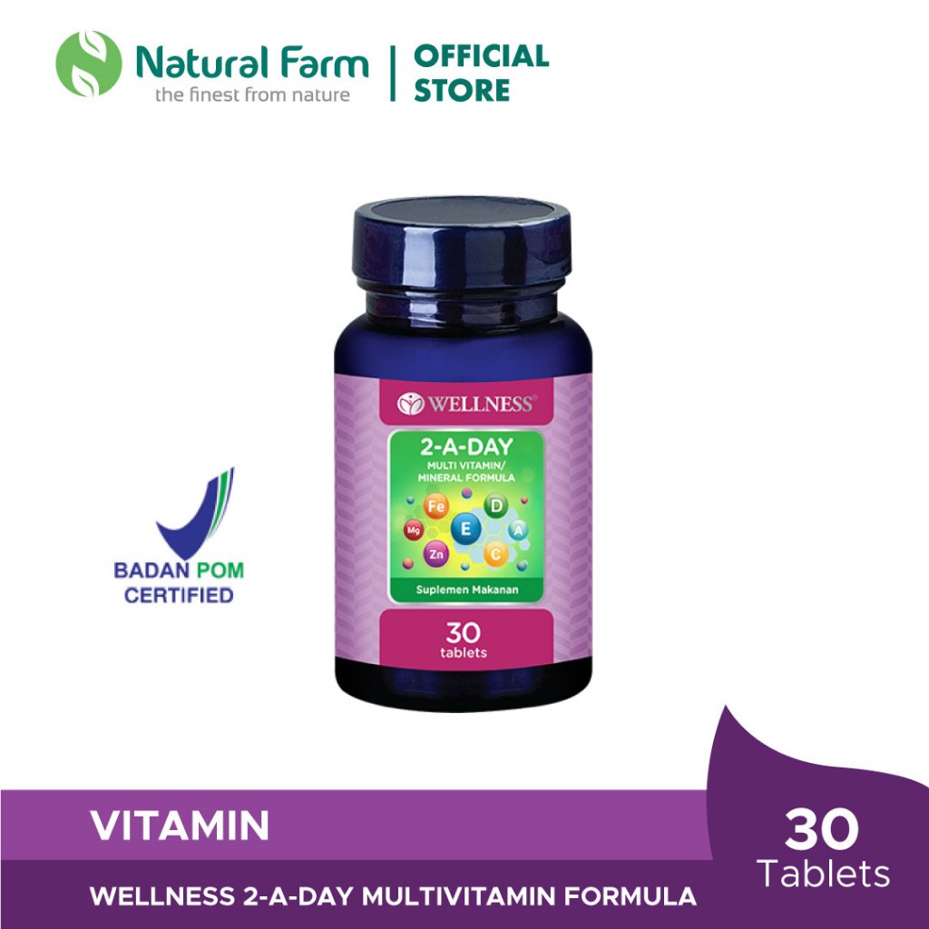 Wellness Multivitamin/Mineral 2 A Day - 30 Tablets