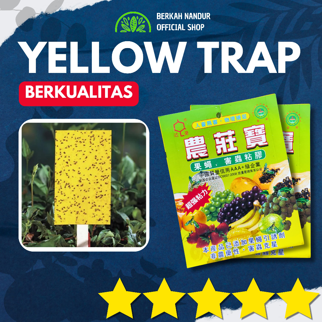 Yellow Trap Perangkap Lalat Buah Perangkap Serangga Feromon Atraktan Serangga ATRAKTAN Lalat Buah