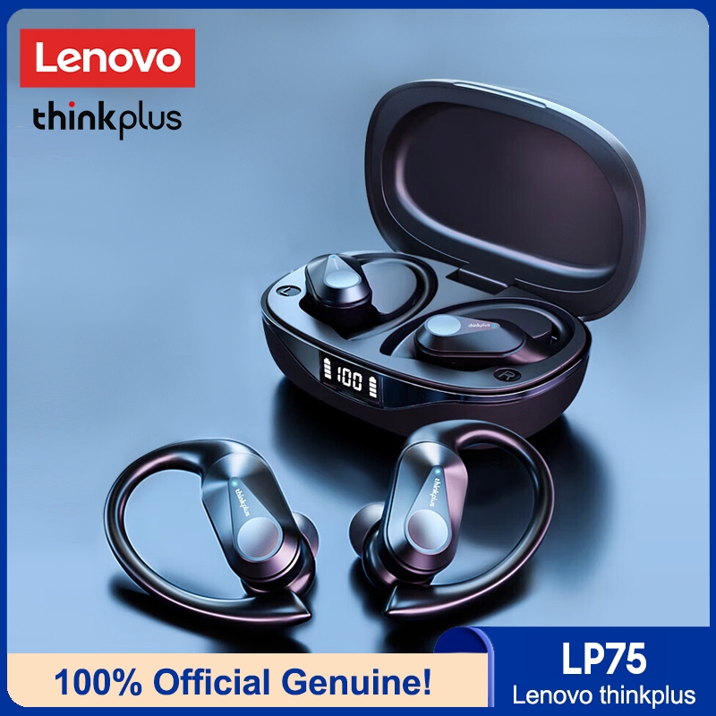 8K7V Lenovo Thinkplus Lp75 Ows Wireless Bluetooth Earphones Sports Headsets Ipx5 Waterproof