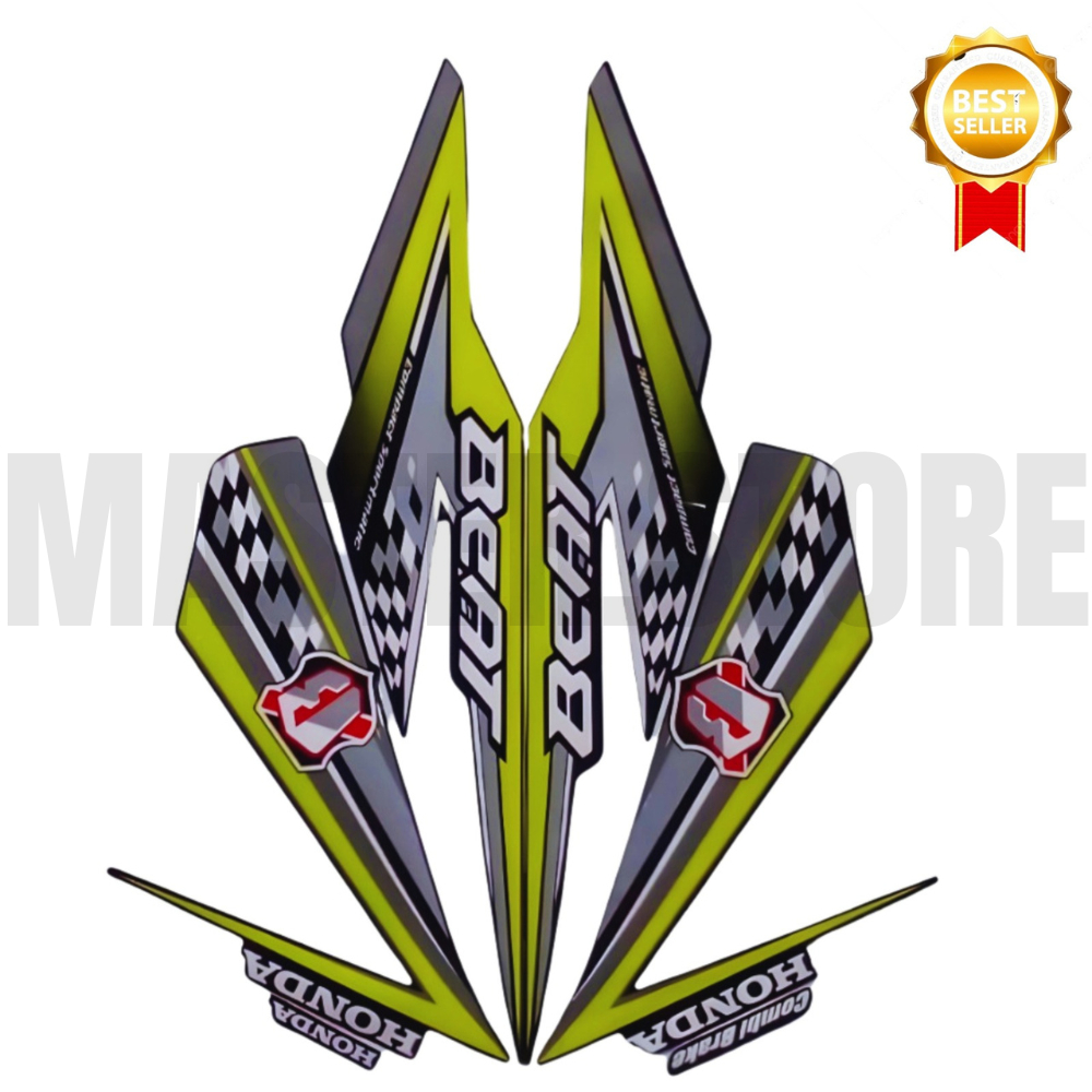 STIKER STRIPING LIS BODY HONDA BEAT CBS 2018 ORI TERMURAH TERLARIS