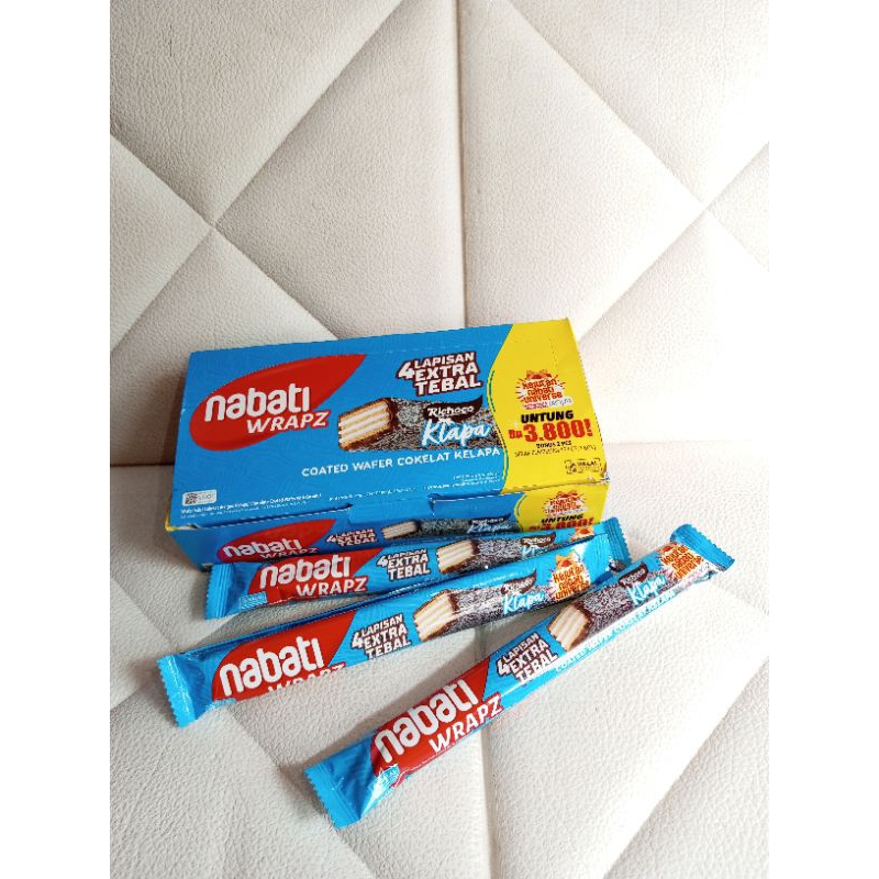 

KS -1 Pack Nabati Wafer Salut Coklat Kelapa / Wafer Nabati Salut Cokelat Kelapa / Nabati Wafer