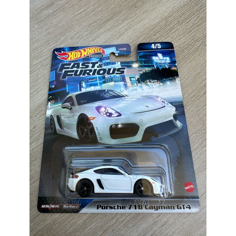 Hotwheels Porsche 718 Cayman GT 4 FREE PROTECTOR