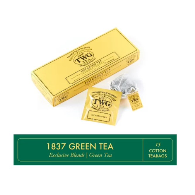 

TWG Tea 1837 Green Tea Cotton Teabag