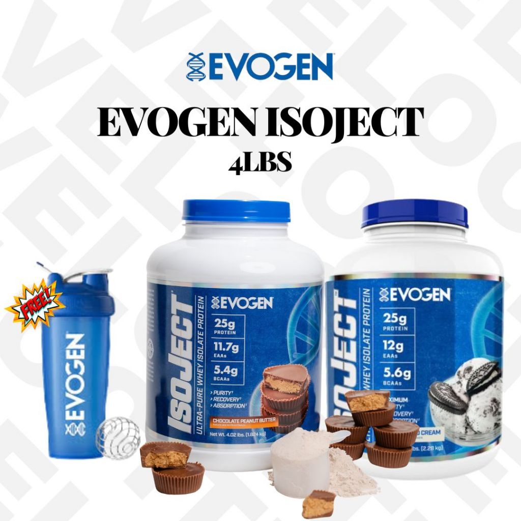 Evogen Isoject 4lb Whey Protein Isolate Susu Fitness Gym EVOGEN ISOJECT 4LBS