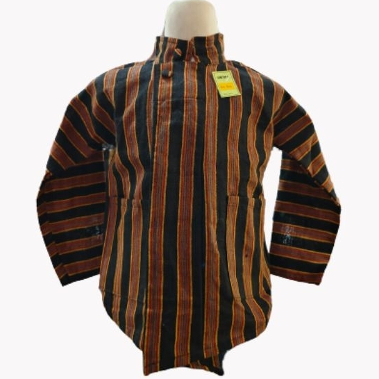 Baju adat jawa anak laki laki/Baju lurik anak laki laki/Surjan anak tenun tradisional jogja solo