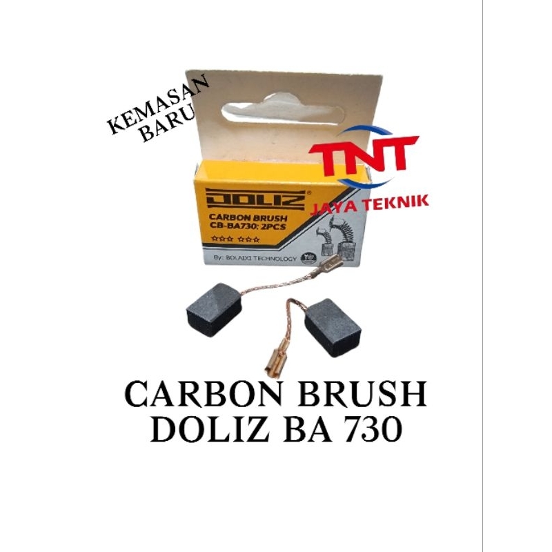 CARBON BRUSH DOLIZ BA 730 / SPULL / ARANG DOLIZ GERINDA BA 730 / CARBON BRUSH BA 730