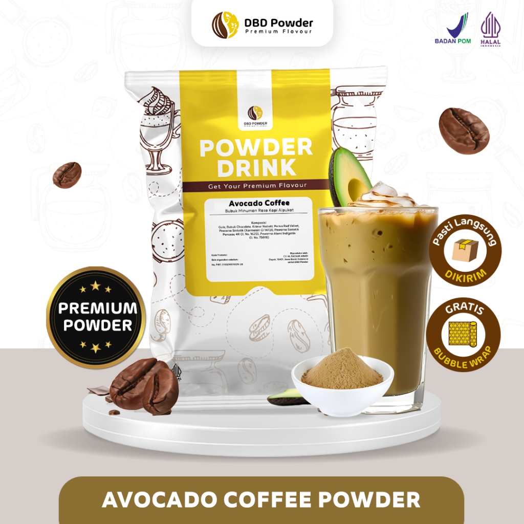 

Bubuk Minuman Kopi Alpukat - Powder Avocado Coffee