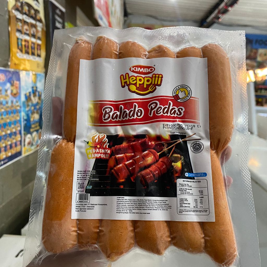 

Kimbo Heppii Mini Balado Pedas (12bj) 500 Gram