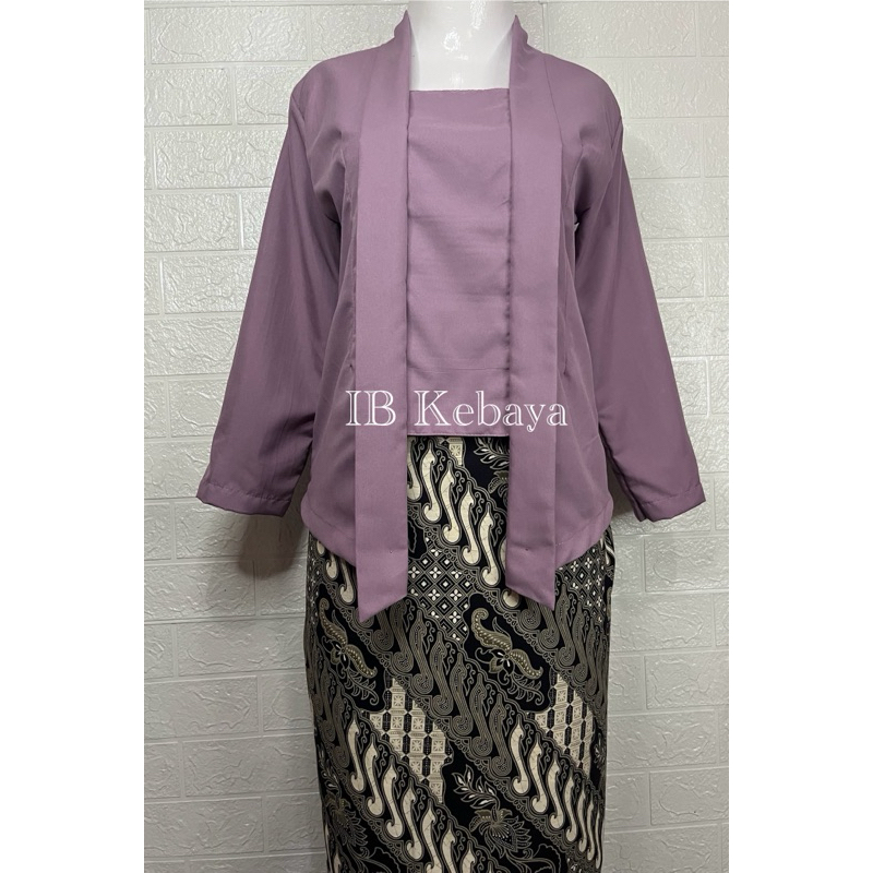 ATASAN KEBAYA KUTUBARU POLOS MODERN