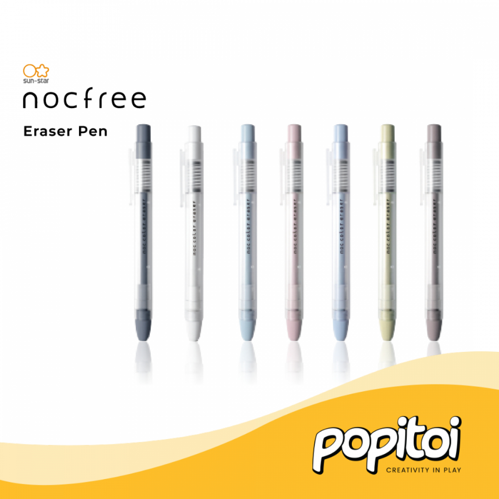 

Sun Star Noc Color Pencil Eraser Pen Penghapus Pensil bentuk Pulpen Refill SunStar