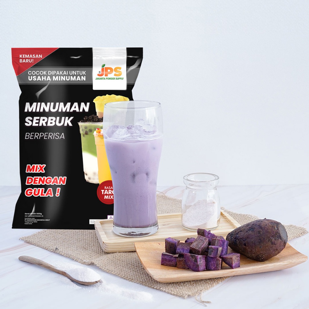 

JPS Mix Taro 1 kg Bubuk Minuman Dengan Gula / Serbuk Instan / Jakarta Powder Supply