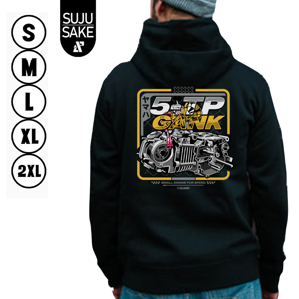 Sujusake Industries Jaket Hoodie Hodie Hudi Hodi Jemper Kupluk Komunitas Club Motor Yamaha Jupiterz 