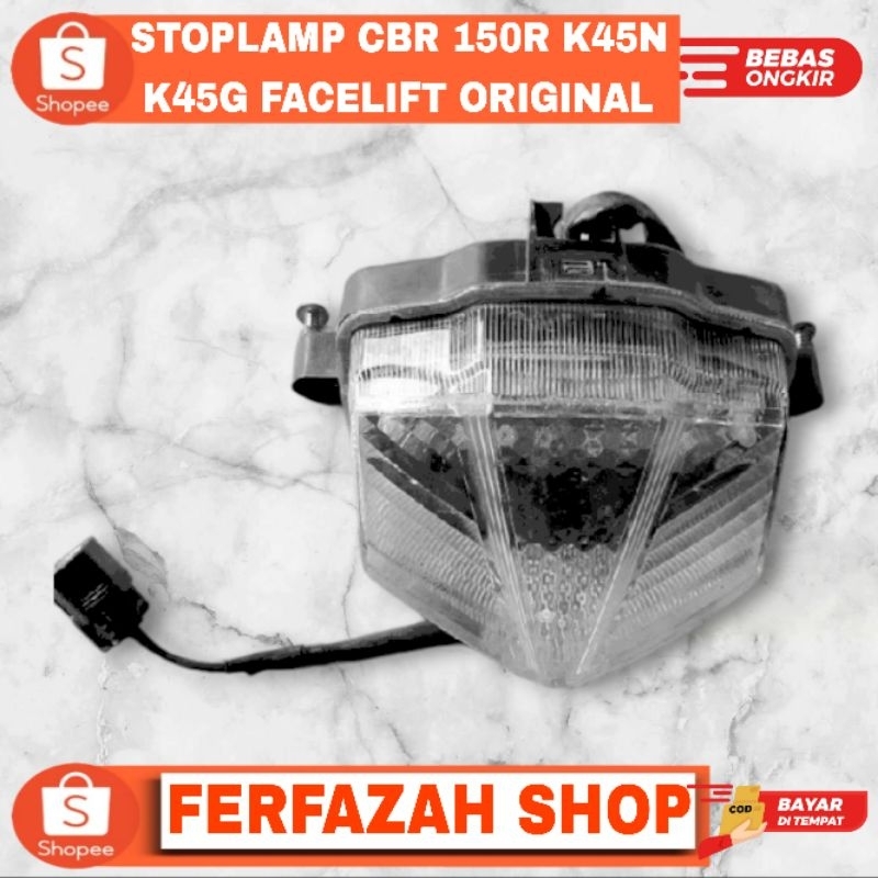 FERFAZAH SPAREPART SHOP| STOPLAMP CBR 150R K45N K45G FACELIFT ORIGINAL| LAMPU BELAKANG CBR 150R K45N