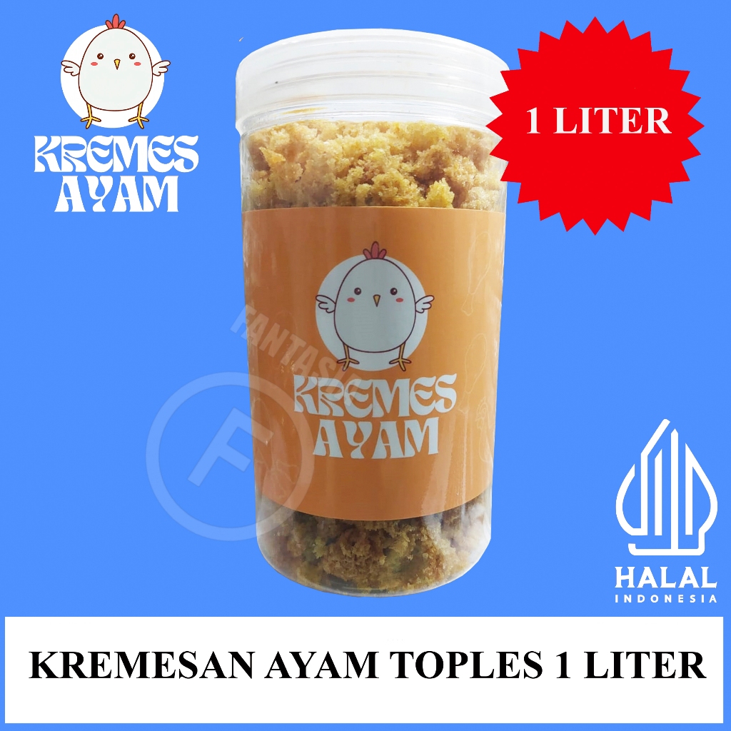 

KREMESAN AYAM TEMAN MAKAN NASI TOPLES 1 LITER DIJAMIN TIDAK BERMINYAK FUN CORNER DENGAN PAKING AMAN