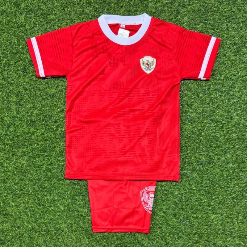 SETELAN BAJU BOLA INDONESIA / SETELAN BAJU BOLA ANAK/ JERSEY ANAK