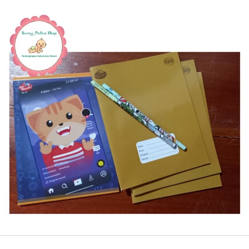 

Buku Sidu Sampul 10pcs 40lembar