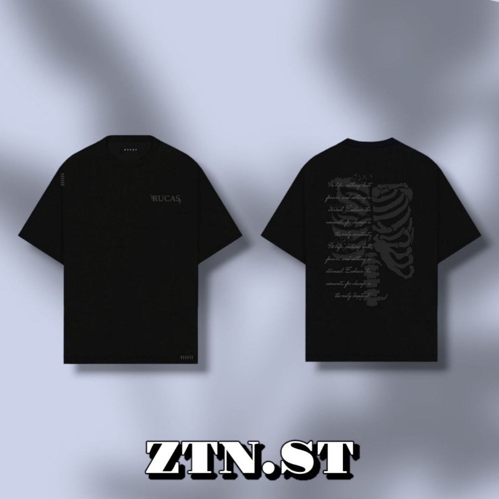 RUCAS FALLEN ANGEL WINGS BLACK | Tailor “Textured Knitting” Tee - White/Brown